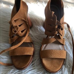 Frye Lace Up Sandals